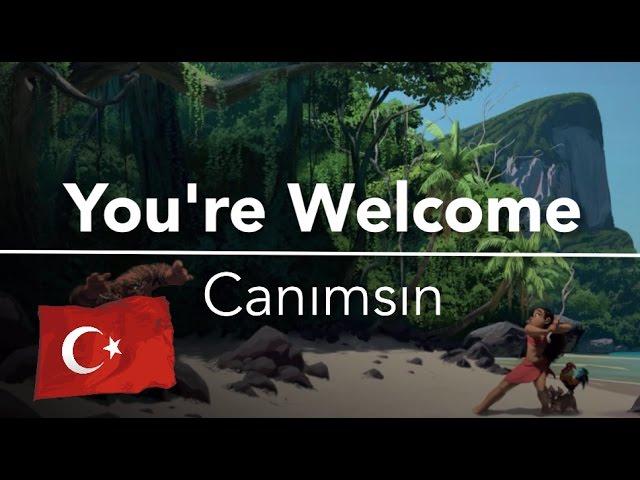 Moana - You're Welcome - Turkish (Moana - Canımsın - Türkçe)