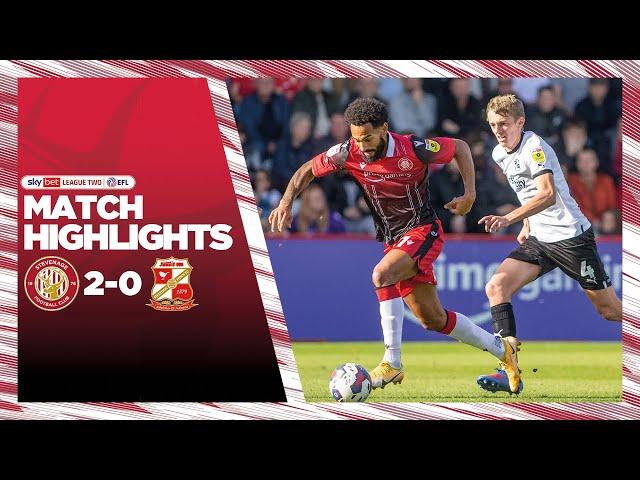 Stevenage 2-0 Swindon Town | Sky Bet League Two highlights