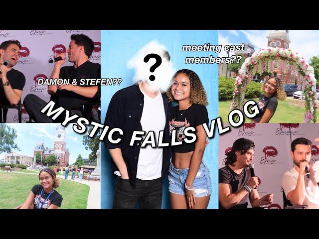 MYSTIC FALLS VLOG | meeting the cast of vampire diaries