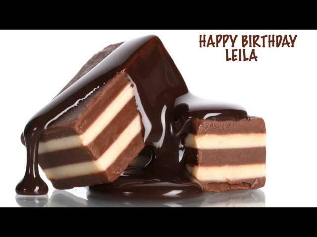 Leila  Chocolate - Happy Birthday