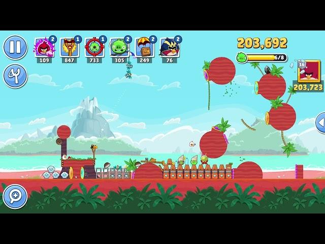 Angry Birds Friends Level 1 Tournament 1450 three stars NO POWER-UP walkthrough 2024-09-21