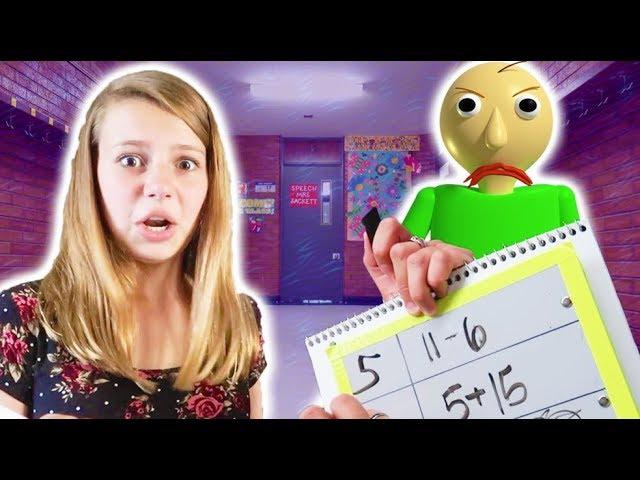 Baldi's Basics in Learning and Education in Real Life! | Back To School Edition in a Real School!