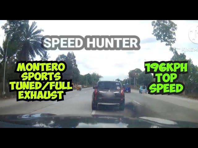 MONTERO REMAPPED/FULL EXHAUST REACHED THE TOP SPEED OF 196KPH/MAMAW SA HATAWAN...