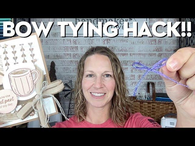  Bow Tying HACK For Easiest Bows EVER!! 