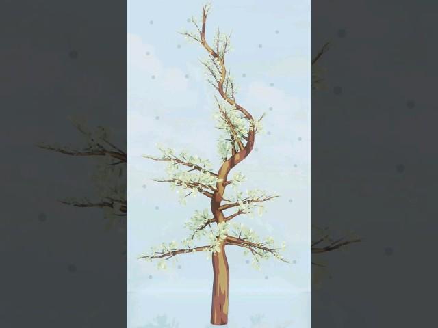 I made a procedural tree generator using @retroshaper 's tutorial series!