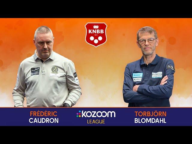 2024/2025 KNBB Kozoom League - Frédéric CAUDRON vs Torbjörn Blomdahl