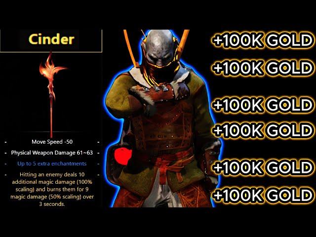 I GOT CINDER 100K GOLD KIT KILL | Dark and Darker