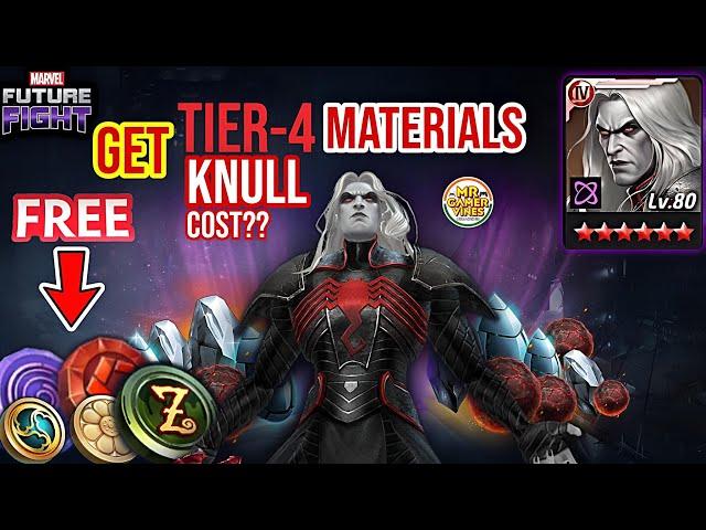  Knull Tier-4 Cost?? & How To Get Tier-4 Materials | Marvel Future Fight