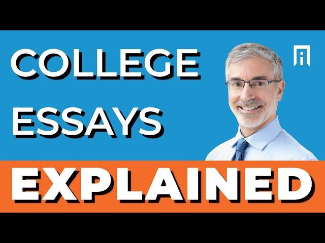 Stuart Schmill talks with Karina about how to write your college essay