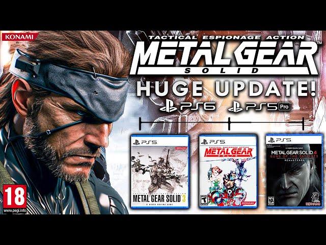 Konami's Metal Gear Solid™ 2024 Plans | MGS 1 Remake, New Remasters, Movie & New Updates