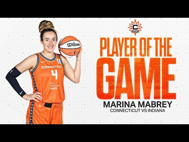 Connecticut vs. Indiana Playoff Game 1 Player of the Game: Marina Mabrey