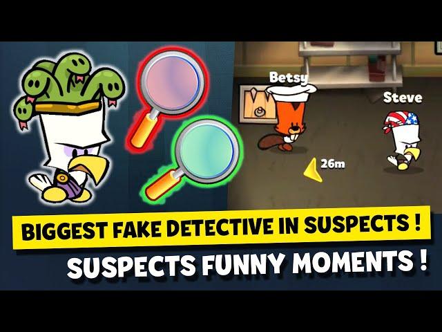 THE BIGGEST FAKE DETECTIVE IN SUSPECTS MYSTERY MANSION ! FUNNY MOMENTS #21