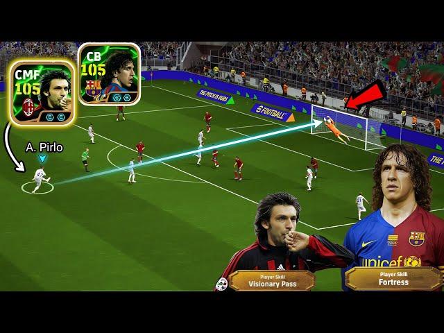 FREE SPIN A. Pirlo 105 Visionary Pass + 105 C. Puyol Epic Double Booster = ?  || efootball 2025