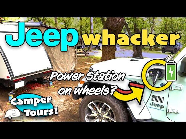 Free Solo OG + Electric Jeep = Jeepwhacker? | AWESOME Rig - Camper Tours!