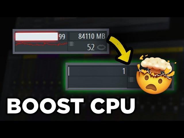 FL STUDIO CPU OVERLOAD SIMPLE FIX!