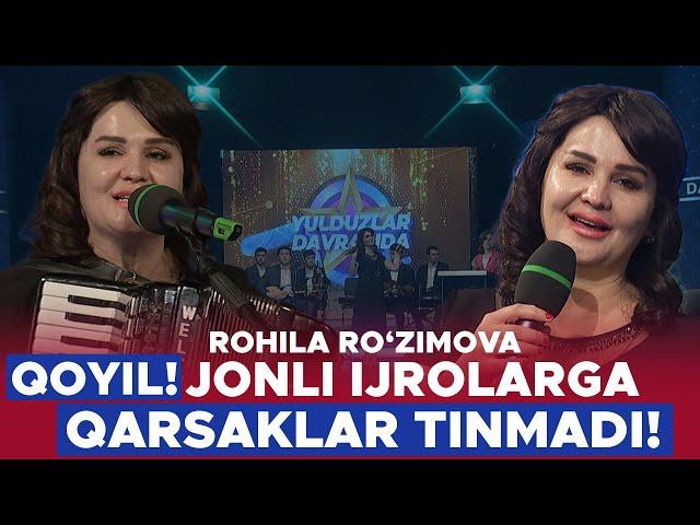 ROHILA RO'ZIMOVADAN JONLI IJROLAR || QARSAKLAR TINMAGAN DAVRA