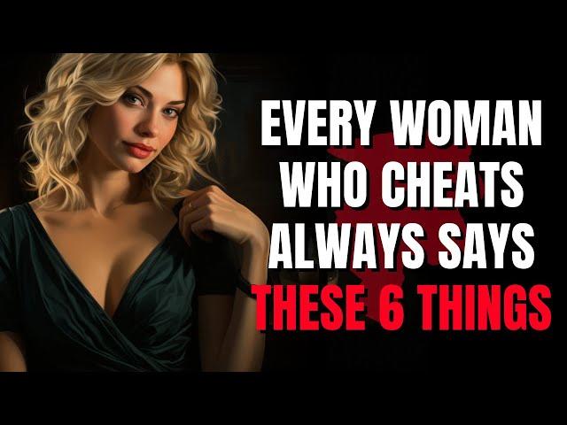 When a woman cheats, this is the first thing she says to you. | FEMALE PSYCHOLOGY