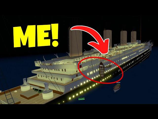 I CAPTAINED The SINKING TITANIC In Roblox!