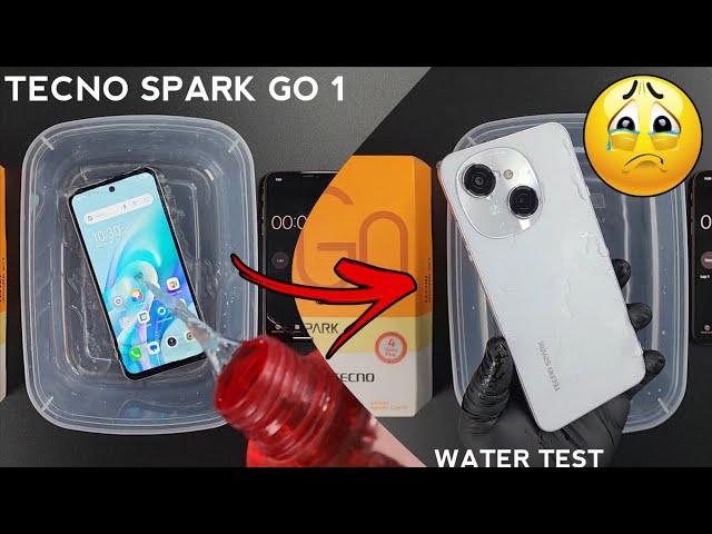 Tecno Spark Go 1 Water Test | Spark GO 1 Actually iP54 Waterproof or Not?