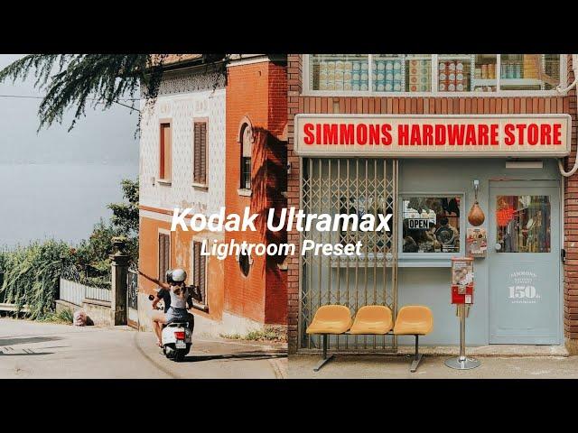 how edit like Kodak Ultramax 400 preset | Instagram feed | lightroom presets FREE download