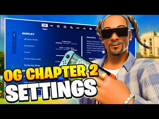 NEW BEST Nintendo Switch Settings For OG Chapter 2! (Fortnite Settings Explained)