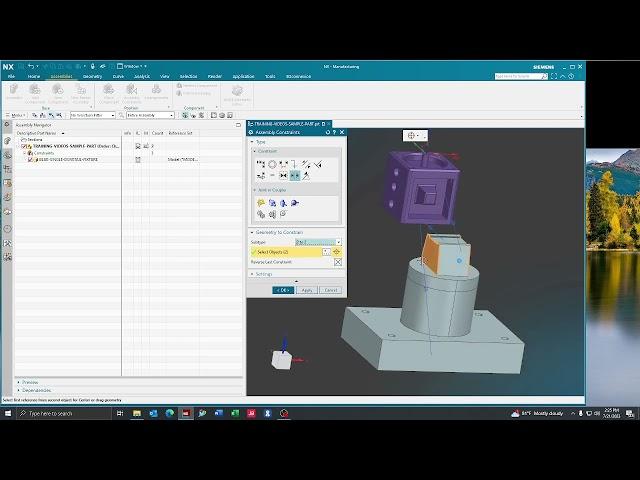 Siemens NX 2206    How To Use Assembly Constraints