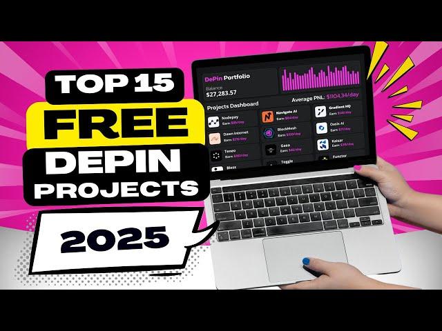  2025 TOP 15 FREE DePIN Projects!  (All Browser Extensions)