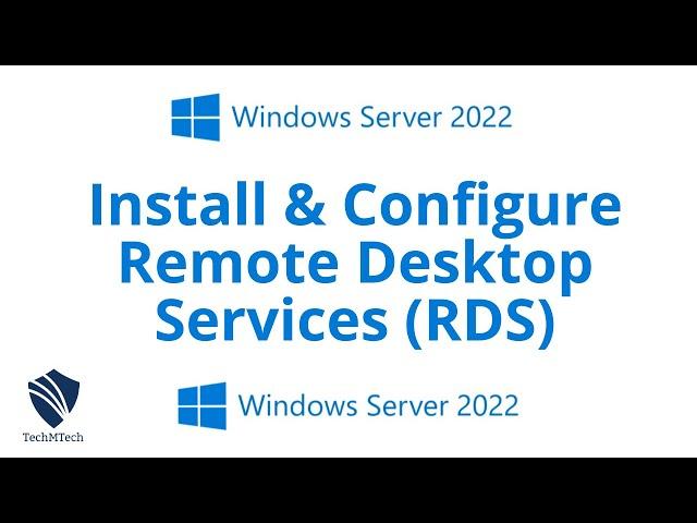 Install and Configure Remote Desktop Services RDS on Windows Server 2022