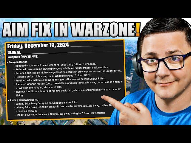 They're Listening! | Huge Aim fix for Warzone (Visual, Idle Sway, and More!)