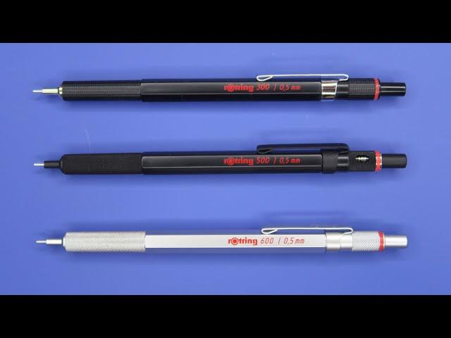 Rotring 300 500 600 | ознакомительный обзор | ProPencils