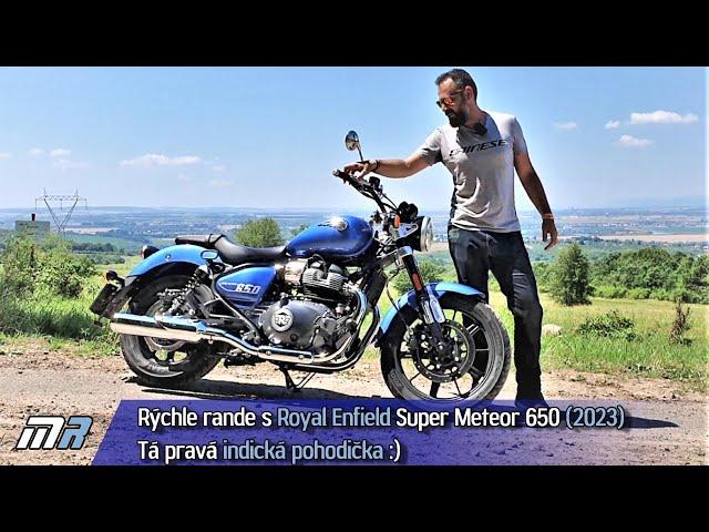 Rýchle rande s Royal Enfield Super Meteor 650 (2023) - tá pravá indická pohodička :) - motoride.sk