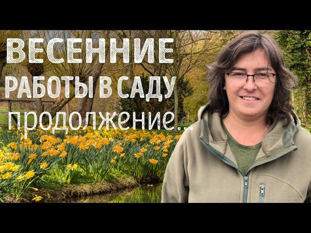 Весенние работы в саду. Продолжение.