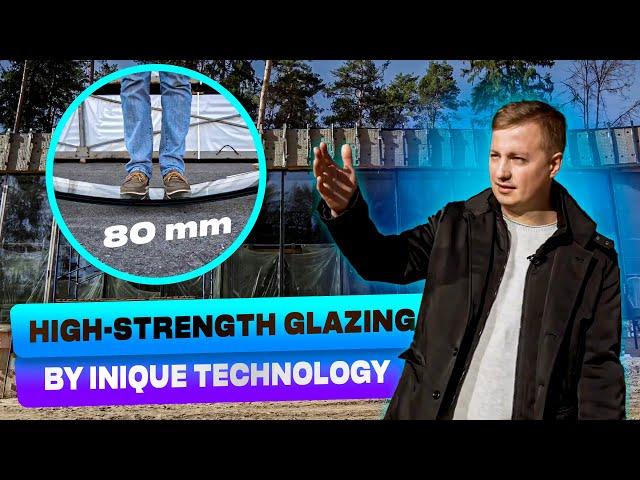 Glazing of a cottage: high-strength glazing by unique technology