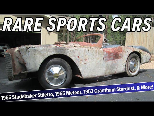 RARE VINTAGE SPORTS CARS | 1955 Studebaker Stiletto, 1955 Meteor, 1953 Grantham Stardust & More!