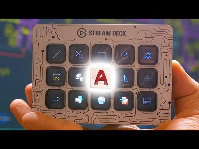 I did not expect this to work SO GOOD! Elgato Stream Deck with AutoCAD