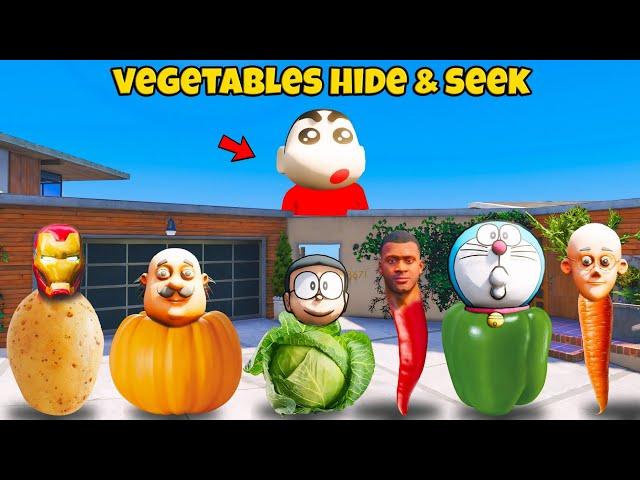 Shinchan & Franklin Playing Prop Hide and Seek in GTA 5