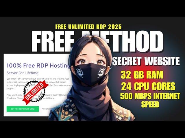 Free RDP Hosting 2025 | Step-by-Step Guide (Lifetime Access) | Free RDP Windows
