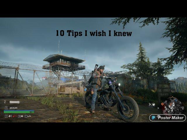 Days Gone: 10 Tips and Tricks for beginners. (I wish I knew)