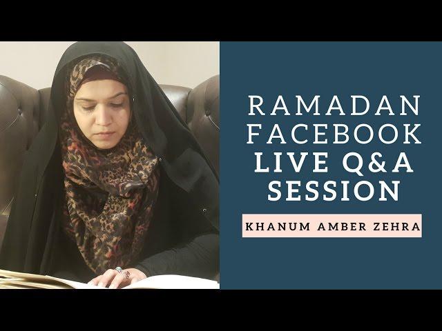Ramadan Main Live Fiqhi Sawalat k Jawabat 1 By Khanum Amber Zehra