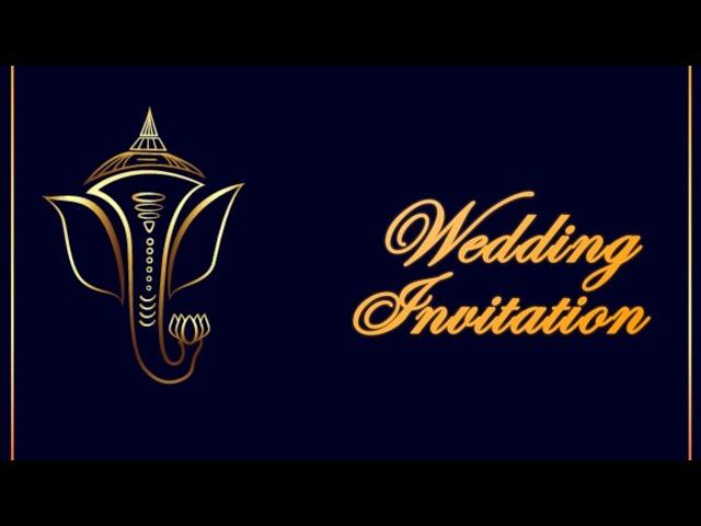 Wedding Invitation without Text With Demo || FDS CREATION