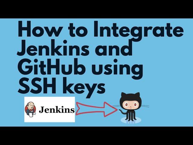 SSH integration between Jenkins & GitHub | Jenkins GitHub Integration using SSH Keys |Jenkins GitHub