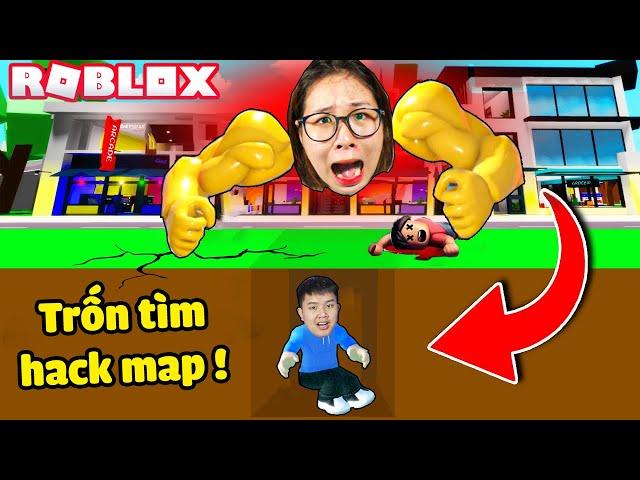 Trốn tìm hack map troll quỷ đầu to phá hủy mọi thứ để bắt người trốn !? bqThanh Trốn Siêu Kỹ Ốc Thua