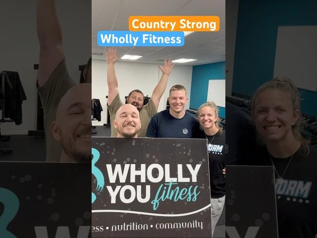 We're @ Wholly You Fitness w/ @katieskipper2 #countrystrong #veterans #workout  #activemorning #win