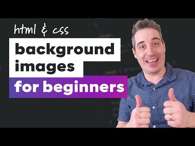 Background images with HTML & CSS