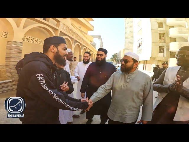 Shaykh Dr.Yasir Qadhi  Visits Jamia Binoria Alamiya Glimps