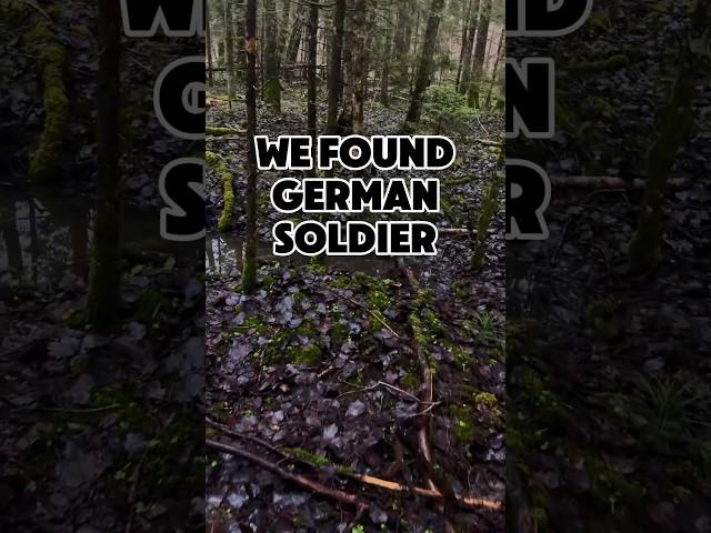 We found German soldier from WW2  #metaldetecting #ww2 #1944 #history #german #worldwar2 #1945