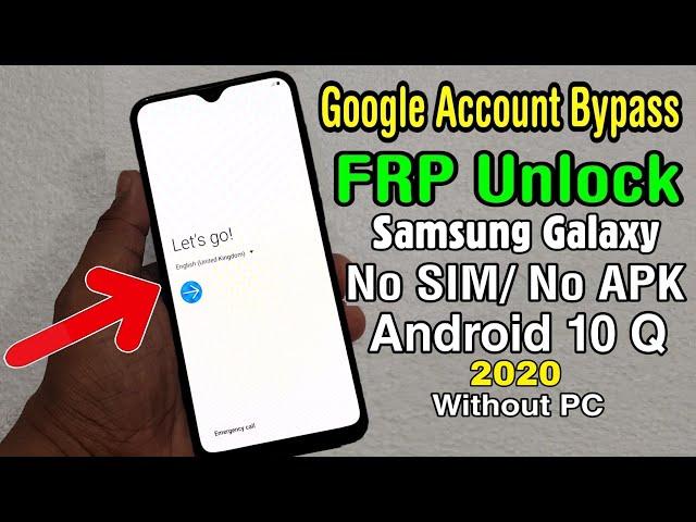 Samsung M01/M01s/M11/M21/M31/M30s..etc Google Account/FRP Bypass 2020 || ANDROID 10 Q (Without PC)