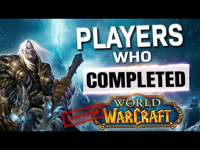 The Players Who COMPLETED World of Warcraft... 100% Achievements Complete | WoW LazyBeast