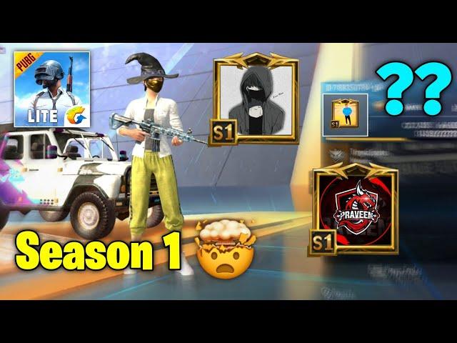 Season 1 Player In PUBG Mobile Lite 