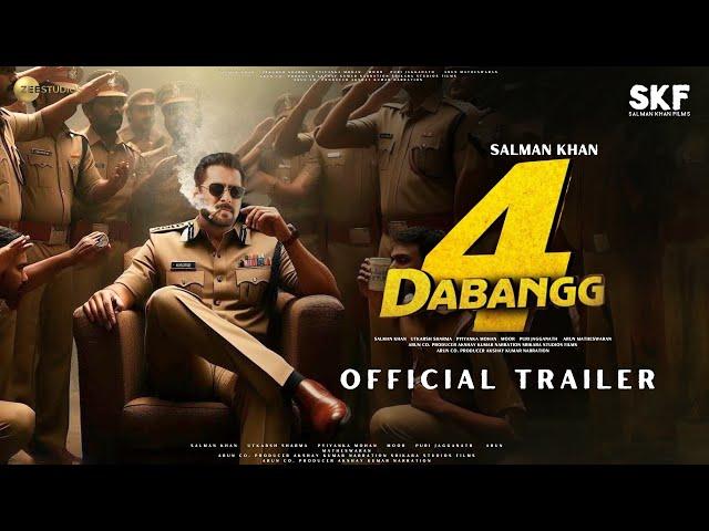 Dabangg 4 - Trailer | Salman Khan | Sonakshi Sinha | Prabhu Deva | Akshay Kumar | Shah Rukh Jan 2024